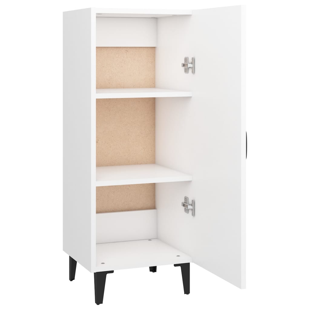 Sideboard White 34.5x34x90 cm Engineered Wood