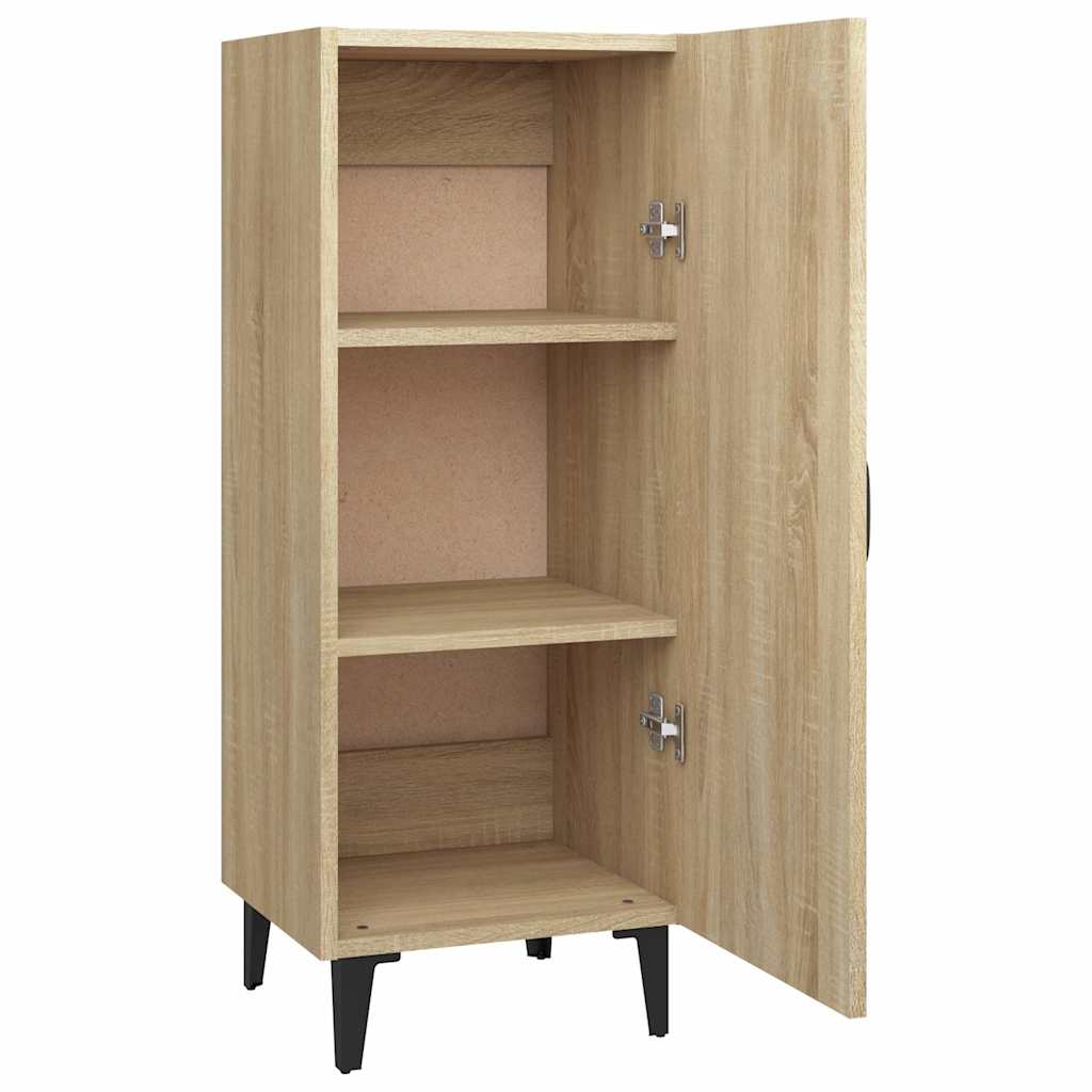 812333 vidaXL Sideboard Sonoma Oak 34,5x34x90 cm Engineered Wood
