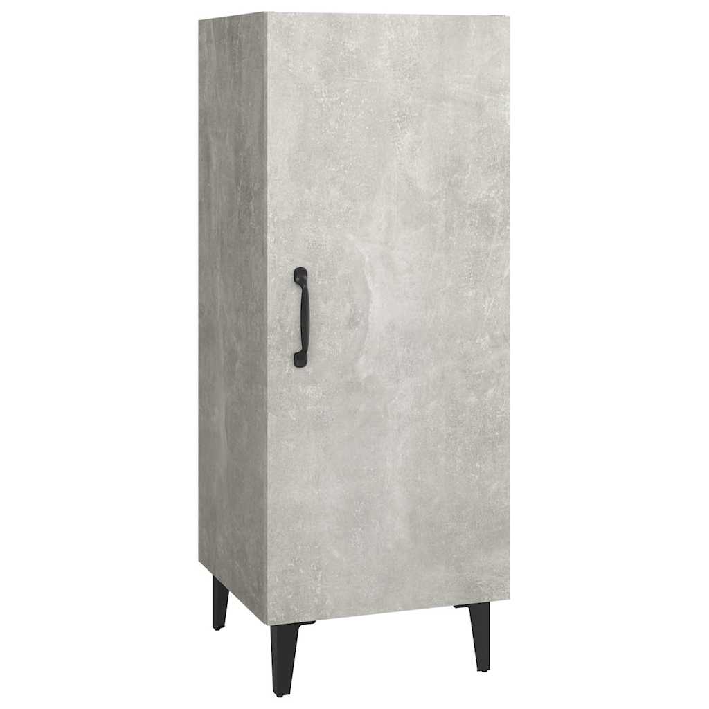812334 vidaXL Sideboard Concrete Grey 34,5x34x90 cm Engineered Wood