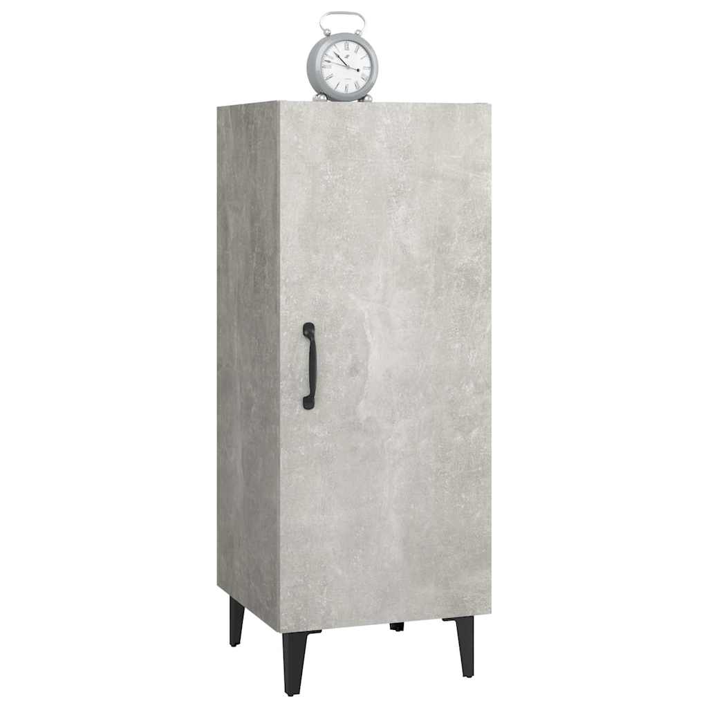 812334 vidaXL Sideboard Concrete Grey 34,5x34x90 cm Engineered Wood