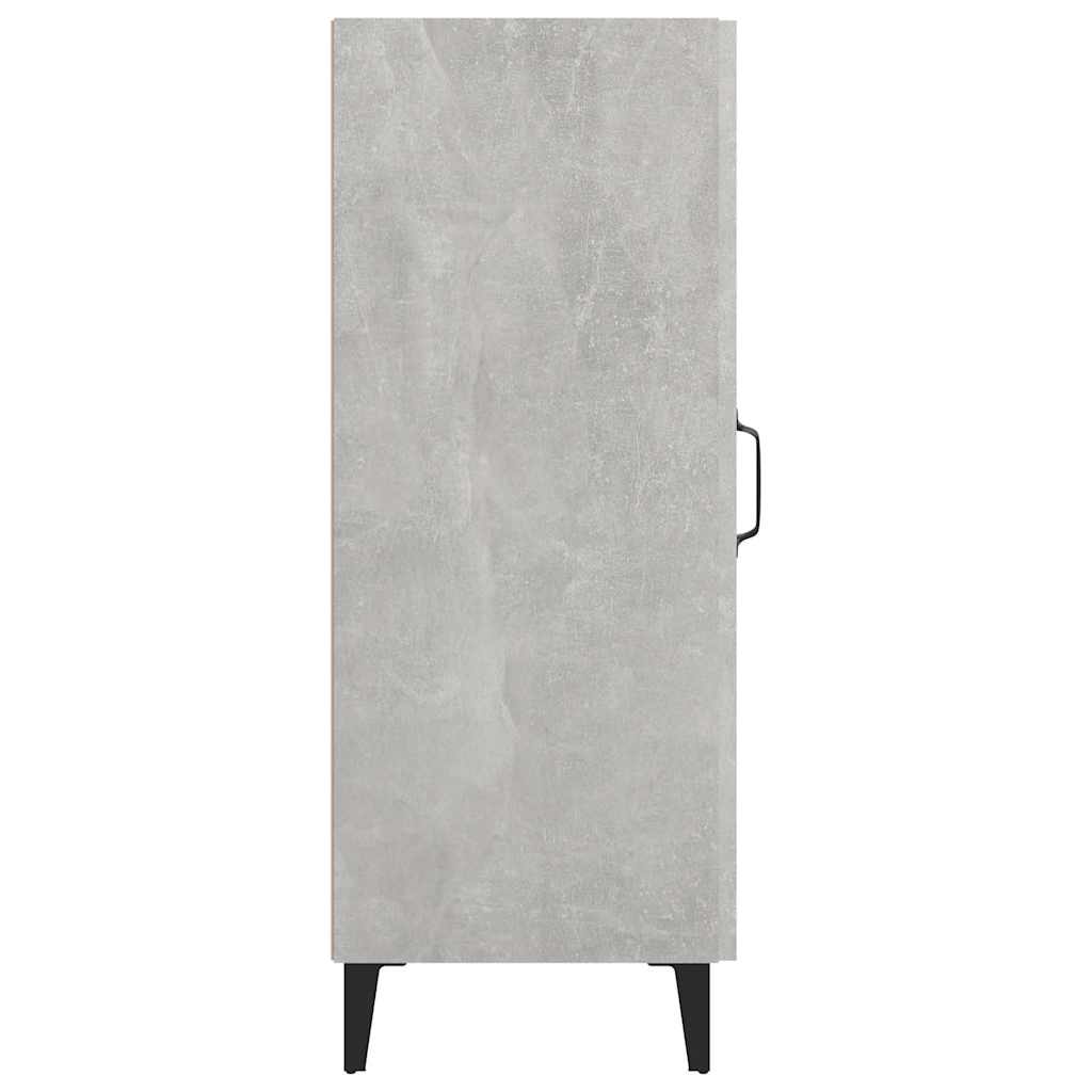 812334 vidaXL Sideboard Concrete Grey 34,5x34x90 cm Engineered Wood