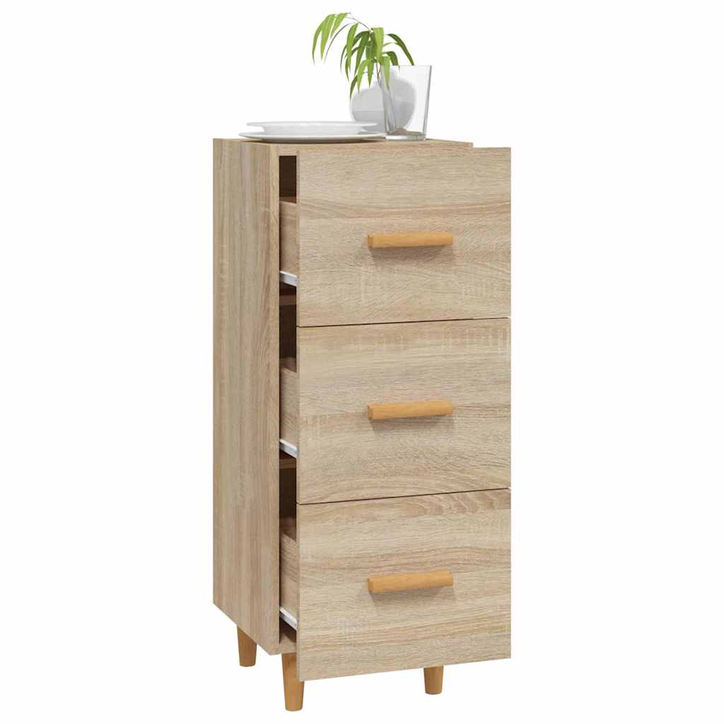 Sideboard Sonoma Oak 34,5x34x90 cm Engineered Wood