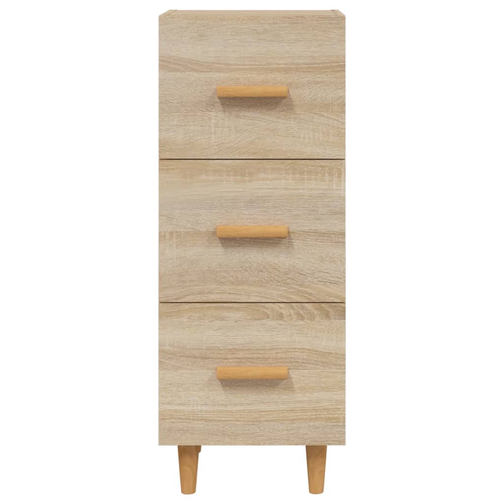 Sideboard Sonoma Oak 34.5x34x90 cm Engineered Wood