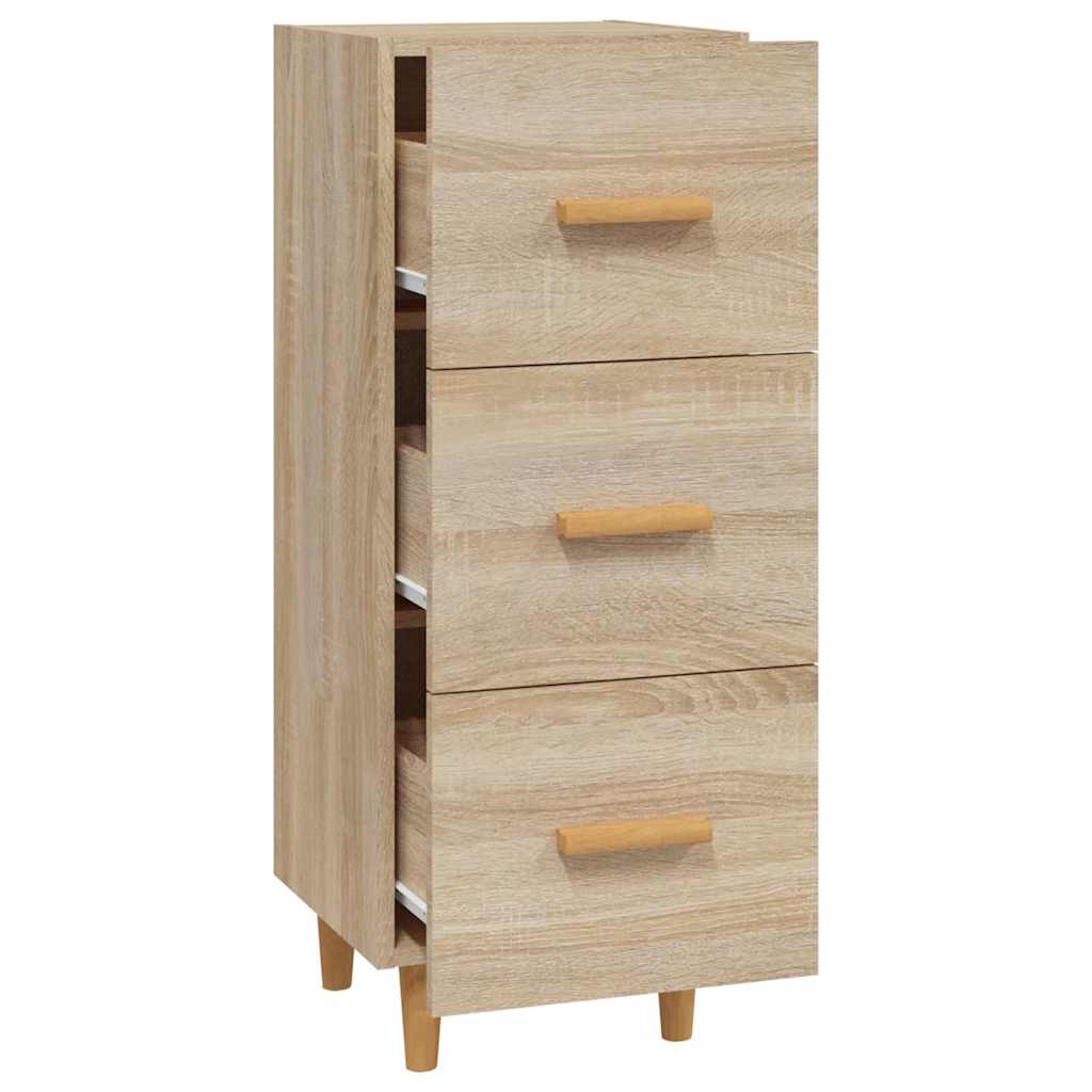 Sideboard Sonoma Oak 34,5x34x90 cm Engineered Wood