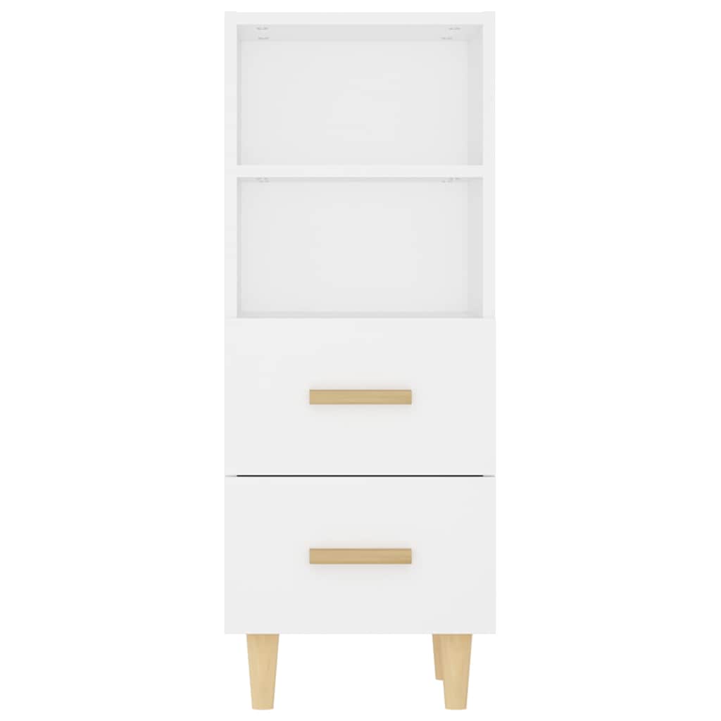 812357 vidaXL Sideboard White 34,5x34x90 cm Engineered Wood