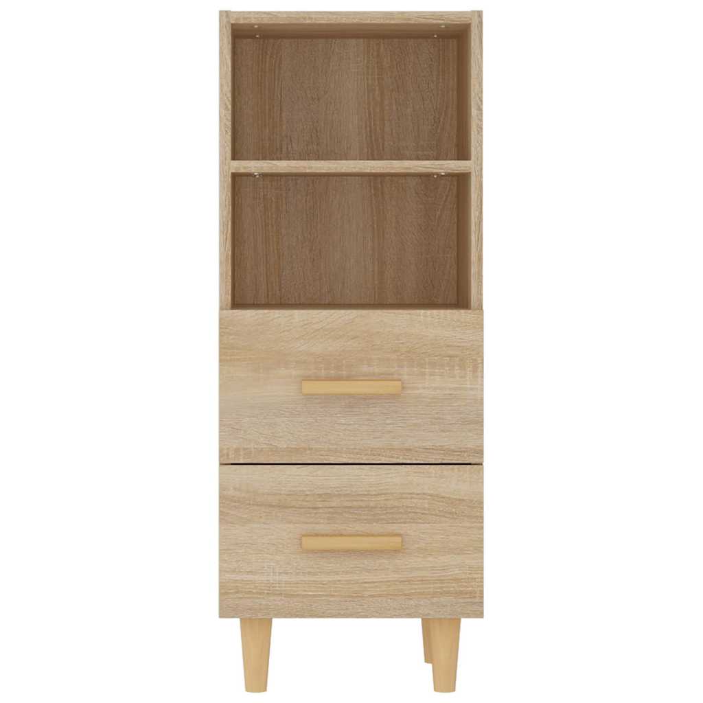 812360 vidaXL Sideboard Sonoma Oak 34,5x34x90 cm Engineered Wood