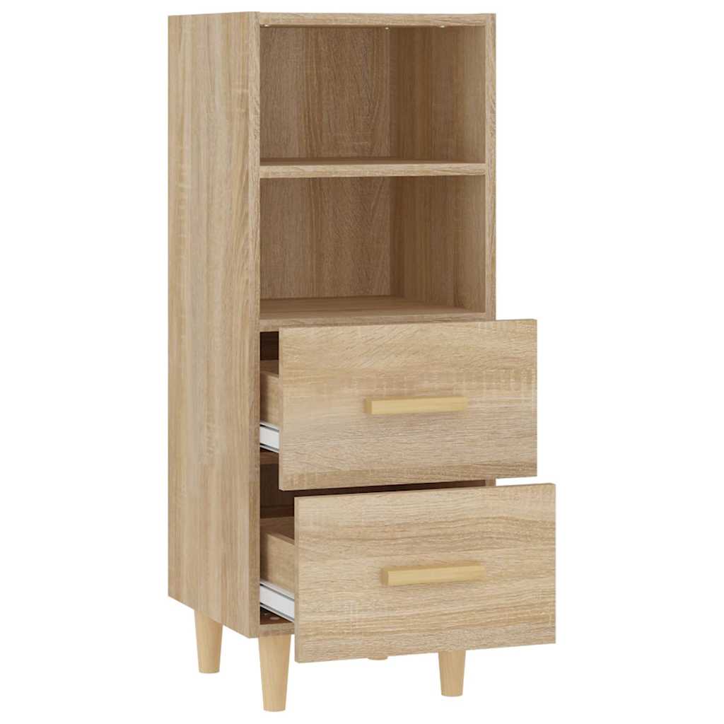 812360 vidaXL Sideboard Sonoma Oak 34,5x34x90 cm Engineered Wood