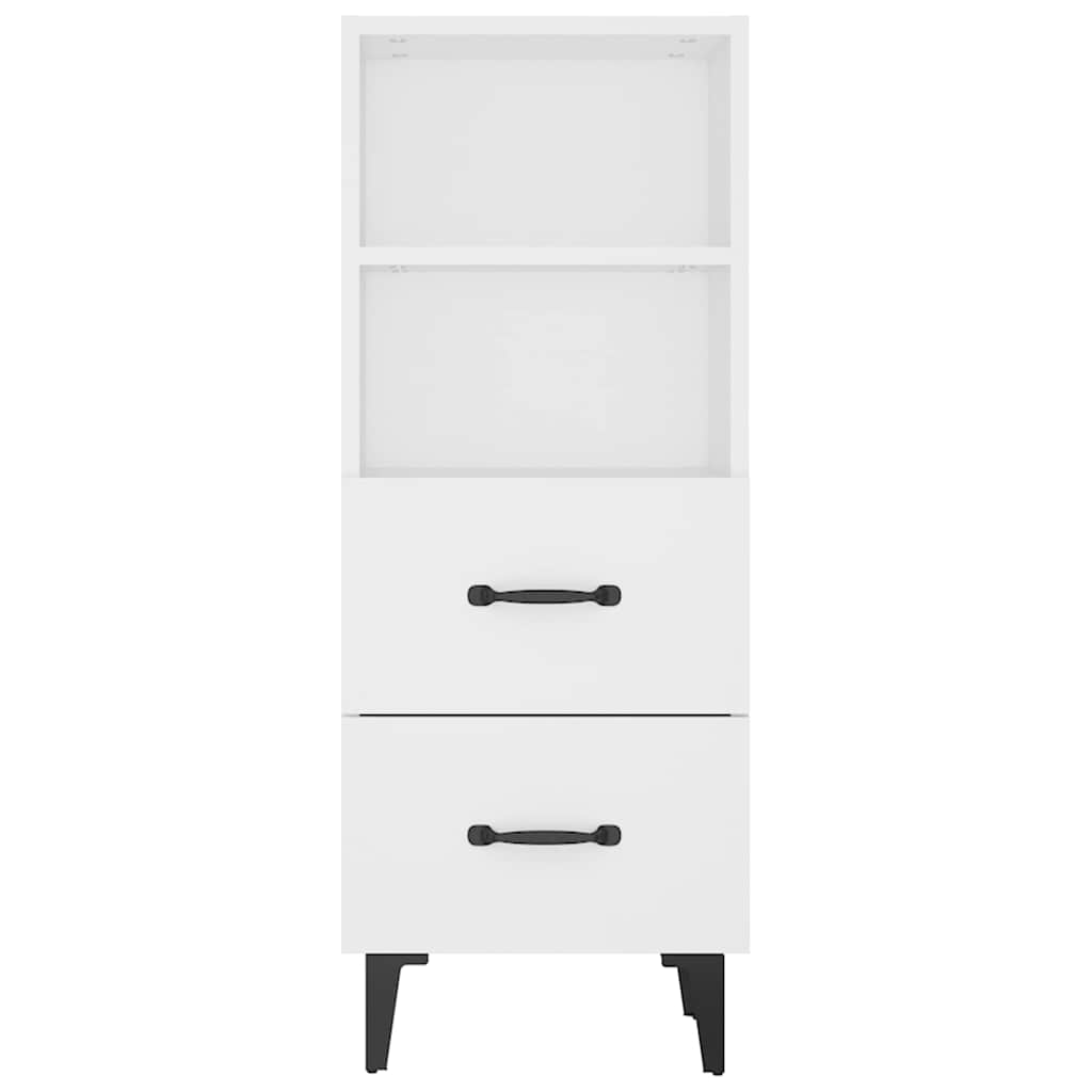 812366 vidaXL Sideboard White 34,5x34x90 cm Engineered Wood