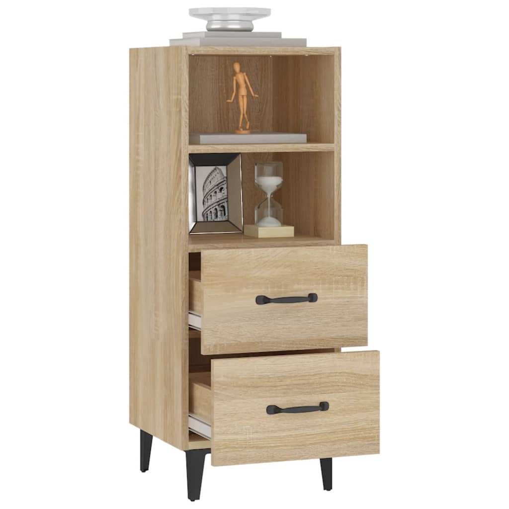 Sideboard Sonoma Oak 34.5x34x90 cm Engineered Wood