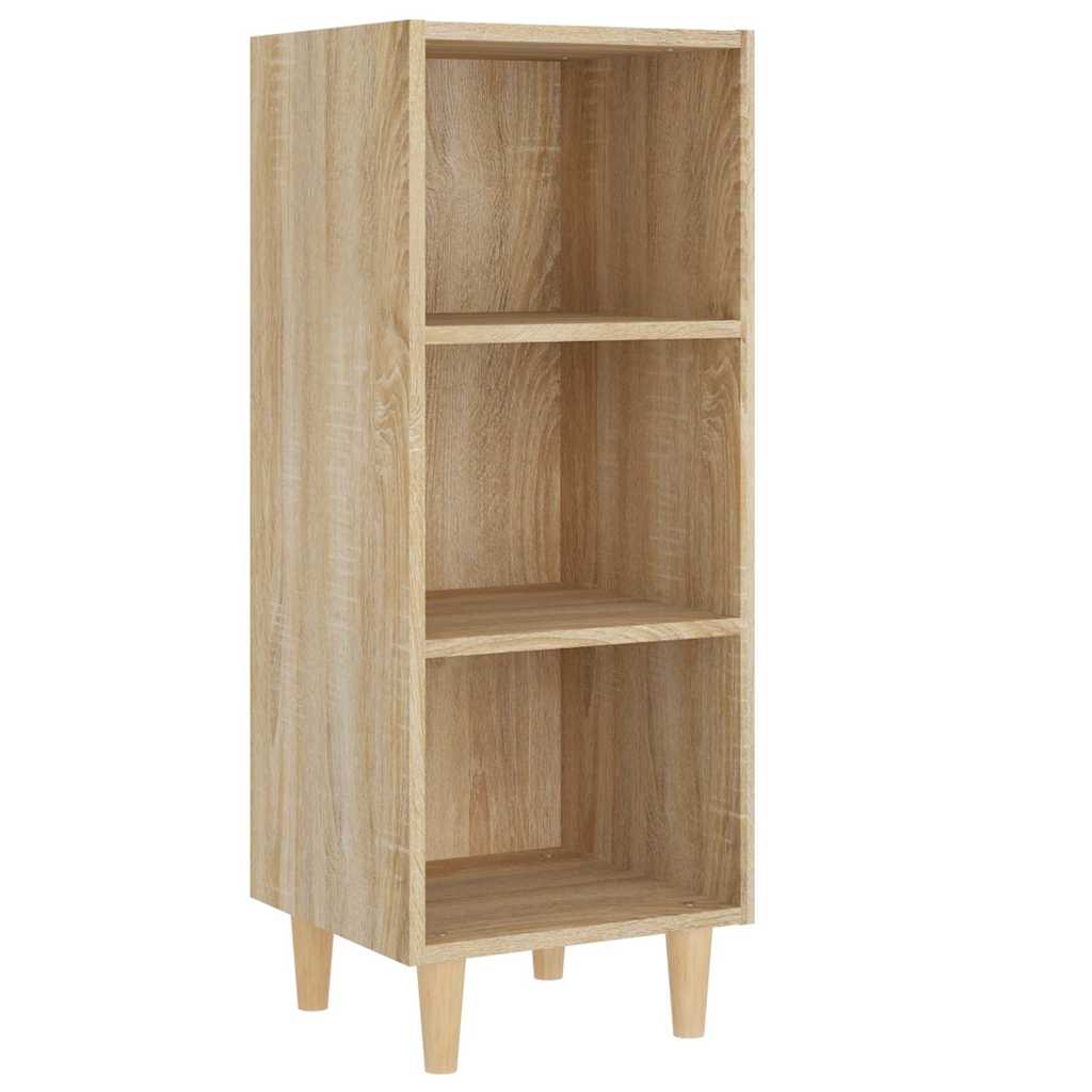 812378 vidaXL Sideboard Sonoma Oak 34,5x32,5x90 cm Engineered Wood