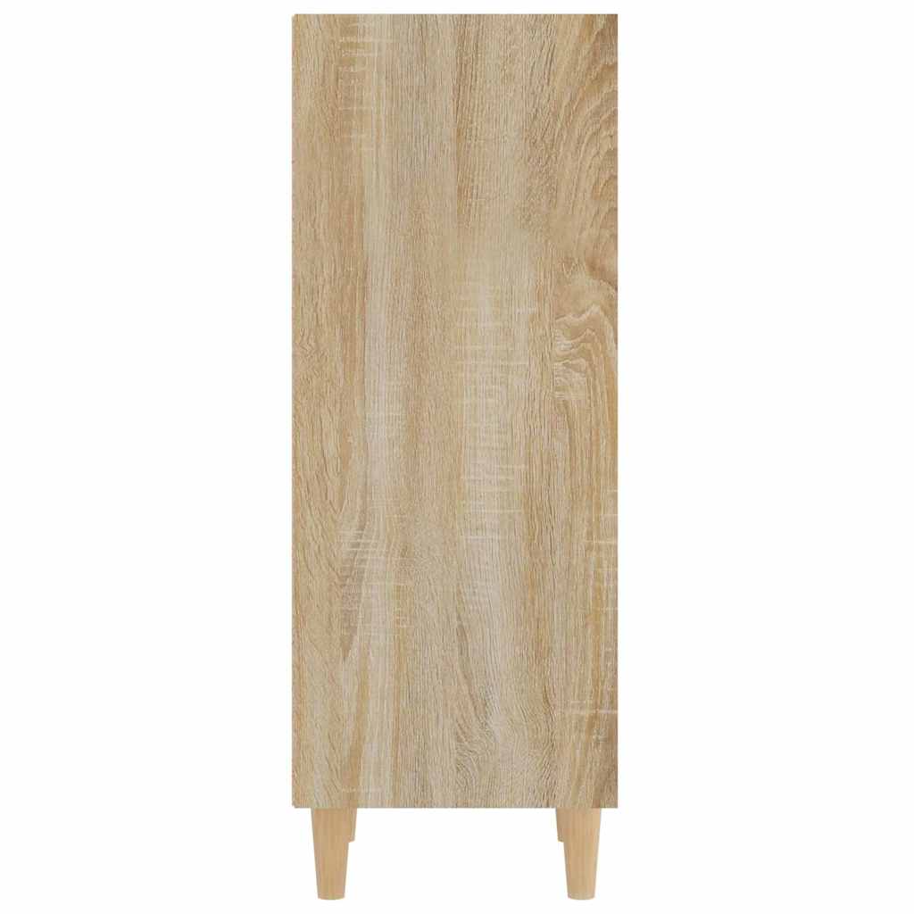 812378 vidaXL Sideboard Sonoma Oak 34,5x32,5x90 cm Engineered Wood