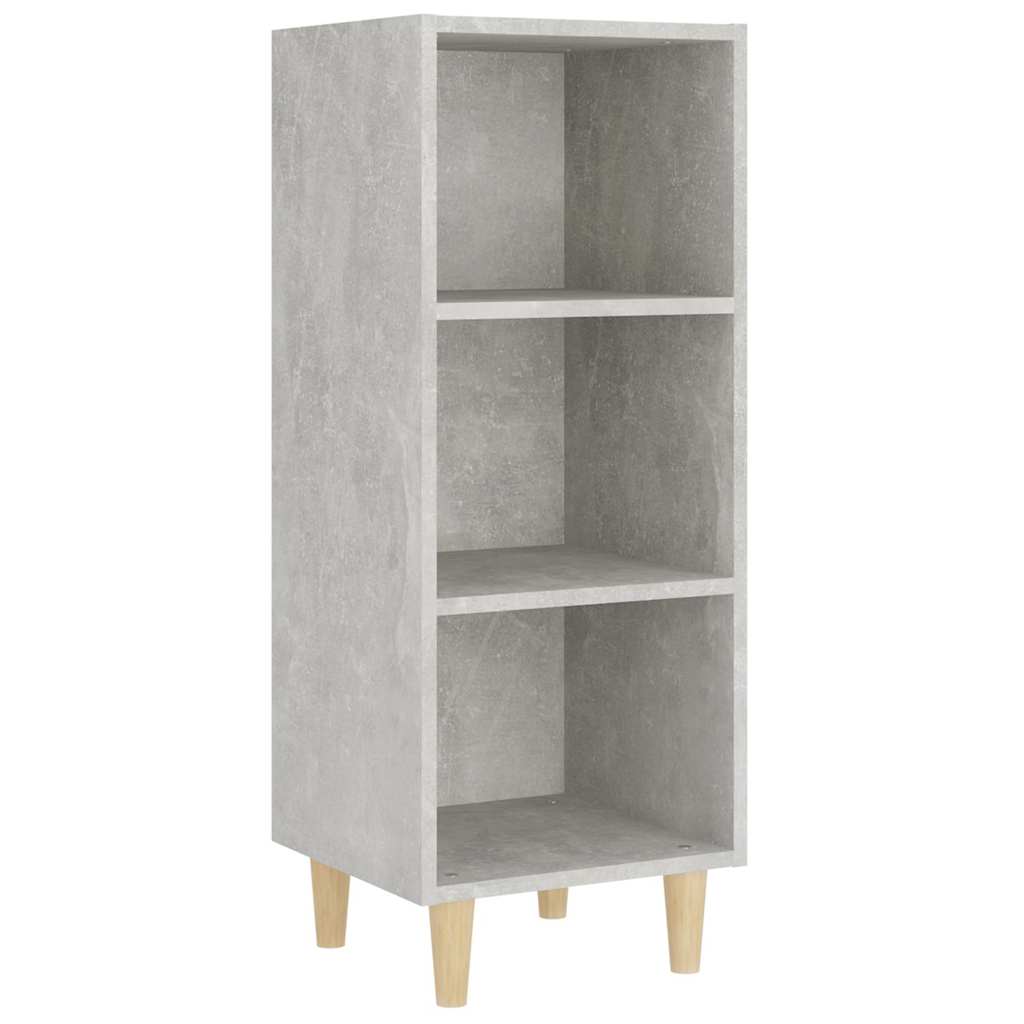 812379 vidaXL Sideboard Concrete Grey 34,5x32,5x90 cm Engineered Wood