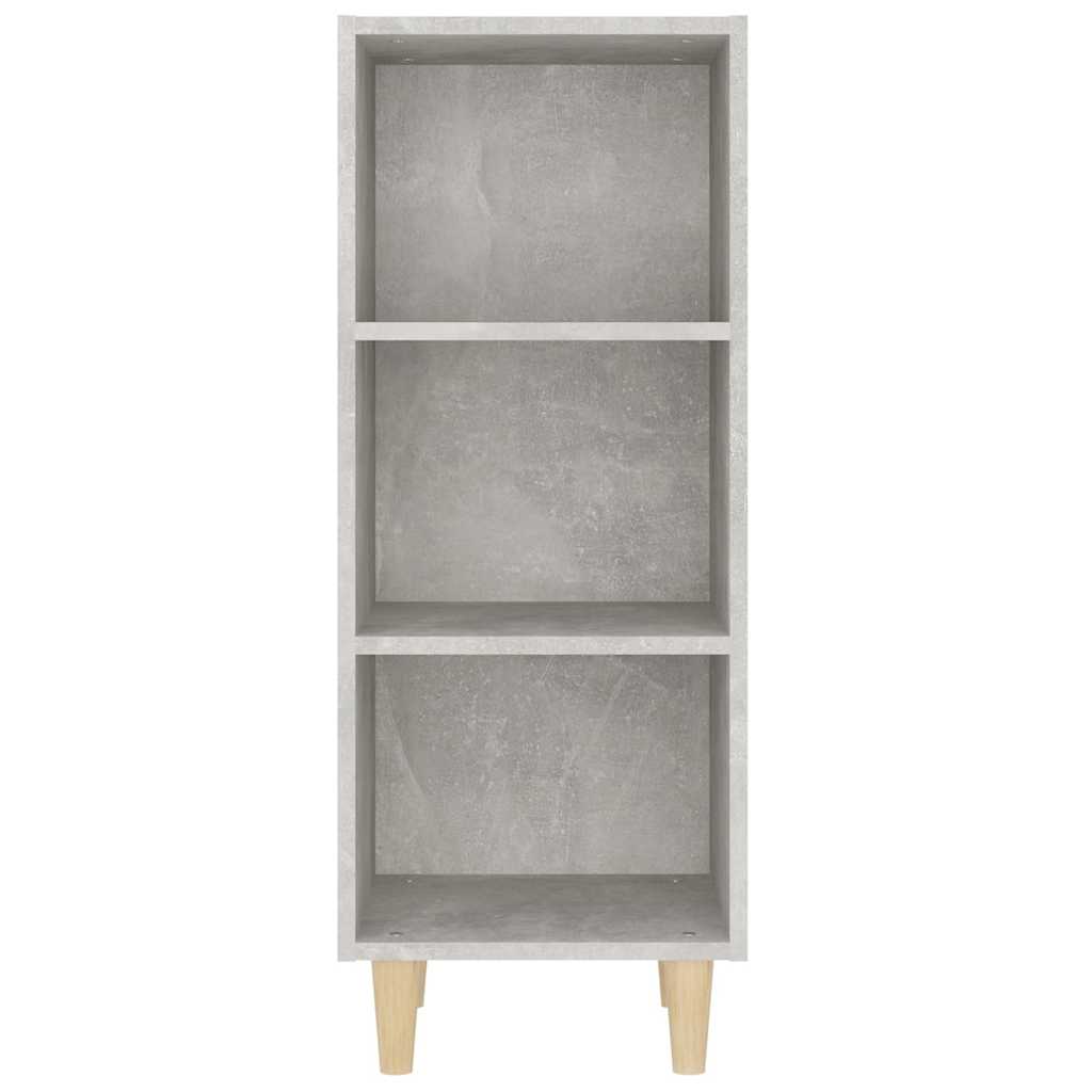 812379 vidaXL Sideboard Concrete Grey 34,5x32,5x90 cm Engineered Wood