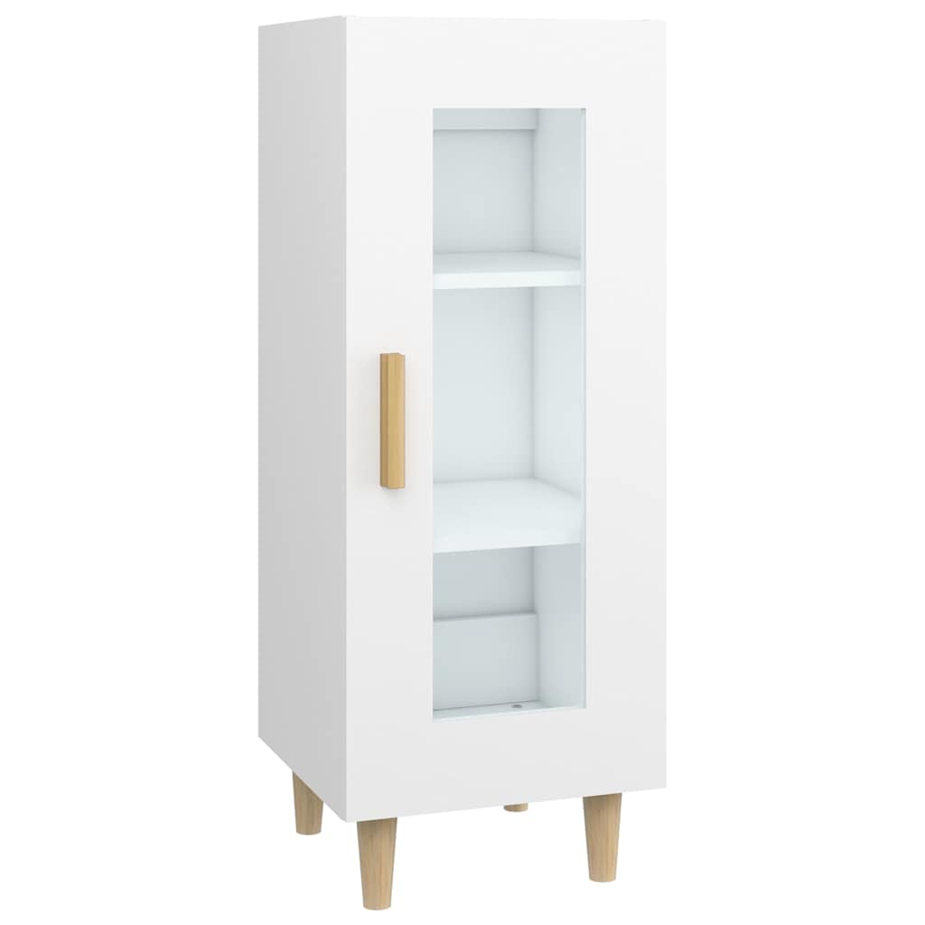 Sideboard White 34,5x34x90 cm Engineered Wood