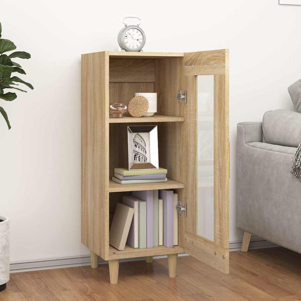 Sideboard Sonoma Oak 34,5x34x90 cm Engineered Wood
