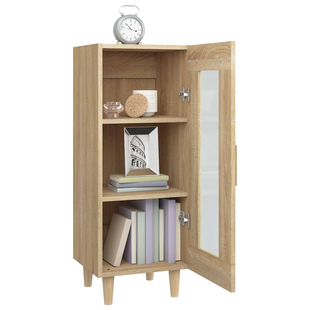 Sideboard Sonoma Oak 34,5x34x90 cm Engineered Wood