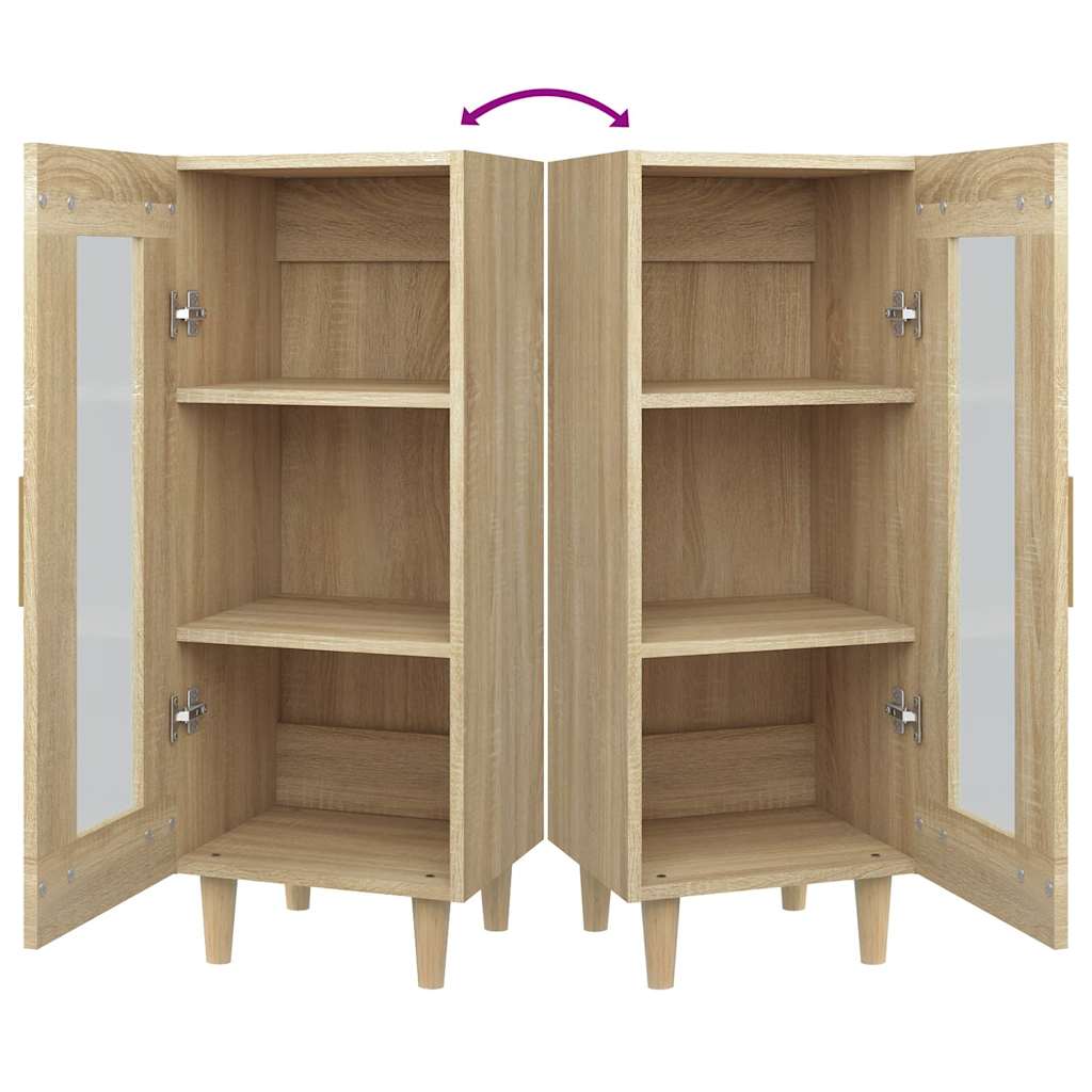 Sideboard Sonoma Oak 34,5x34x90 cm Engineered Wood