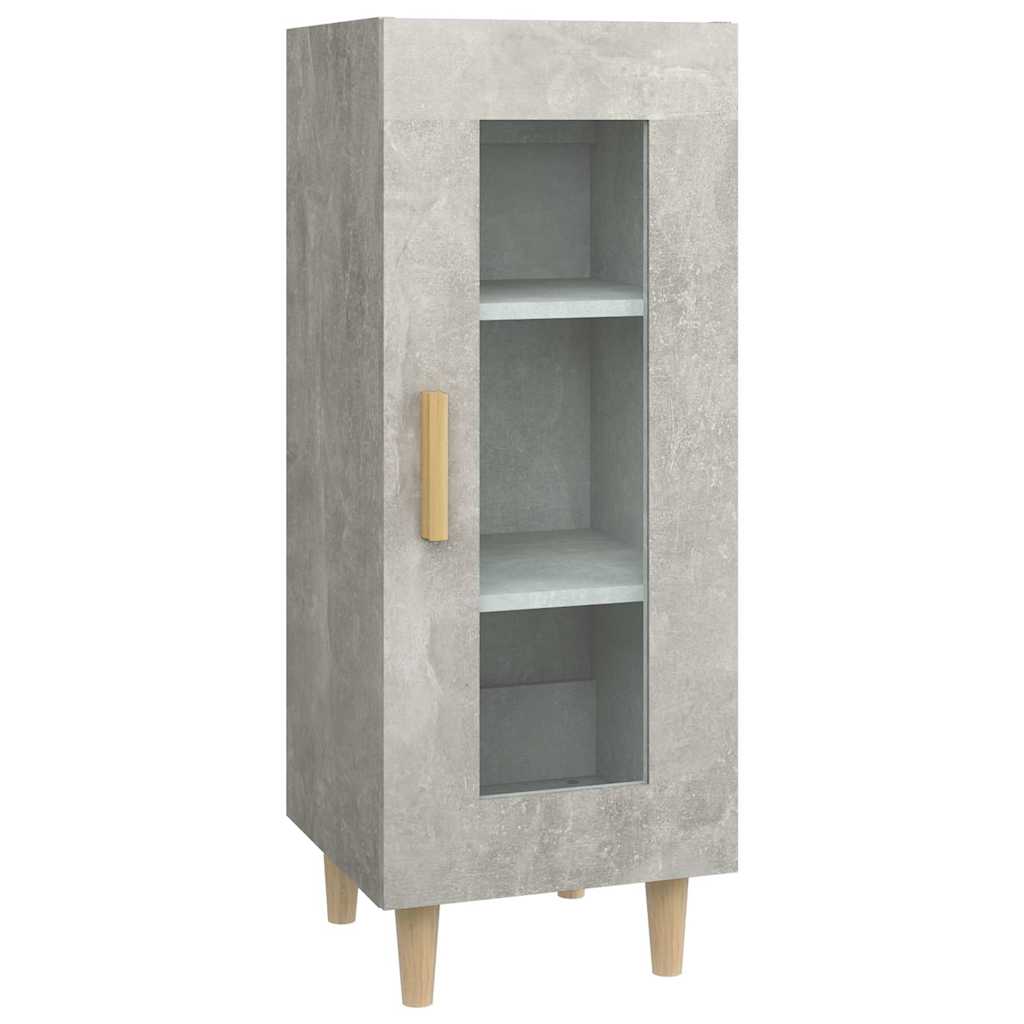 Sideboard Concrete Grey 34,5x34x90 cm Engineered Wood