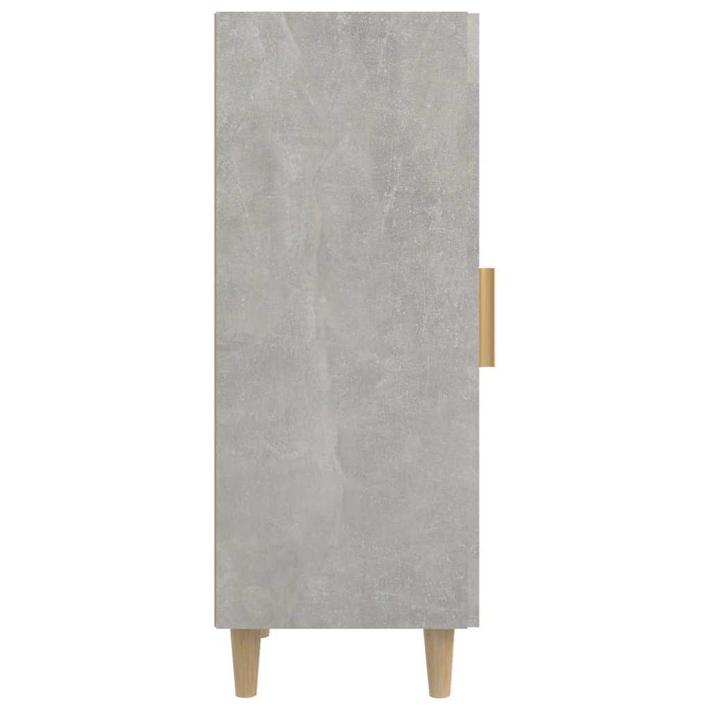Sideboard Concrete Grey 34,5x34x90 cm Engineered Wood