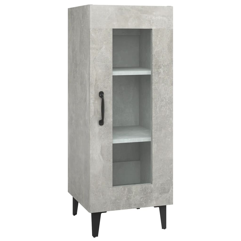 vidaXL Sideboard Concrete Grey 34.5x34x90 cm Engineered Wood