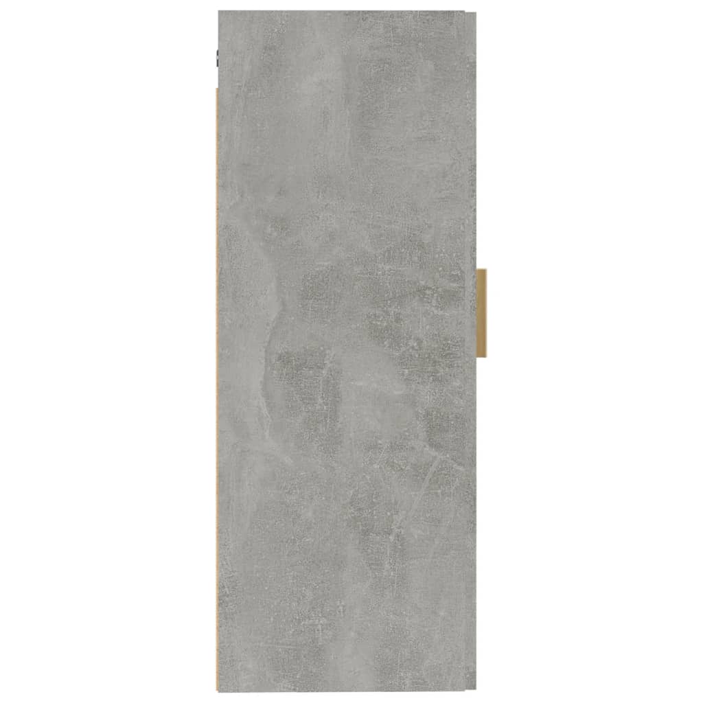 vidaXL Wall Cabinet Concrete Grey 35x34x90 cm Engineered Wood