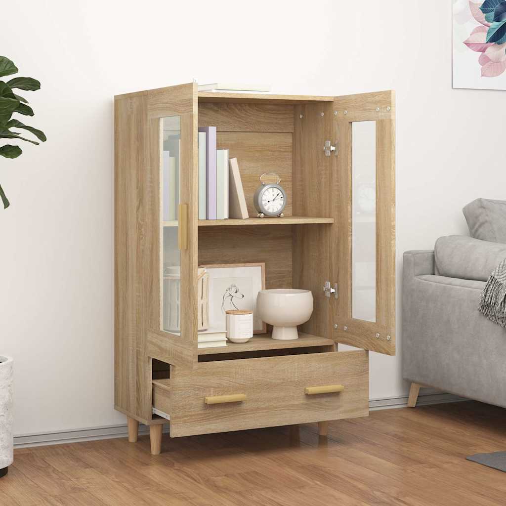 Highboard Sonoma Oak 70x31x115 cm Engineered Wood
