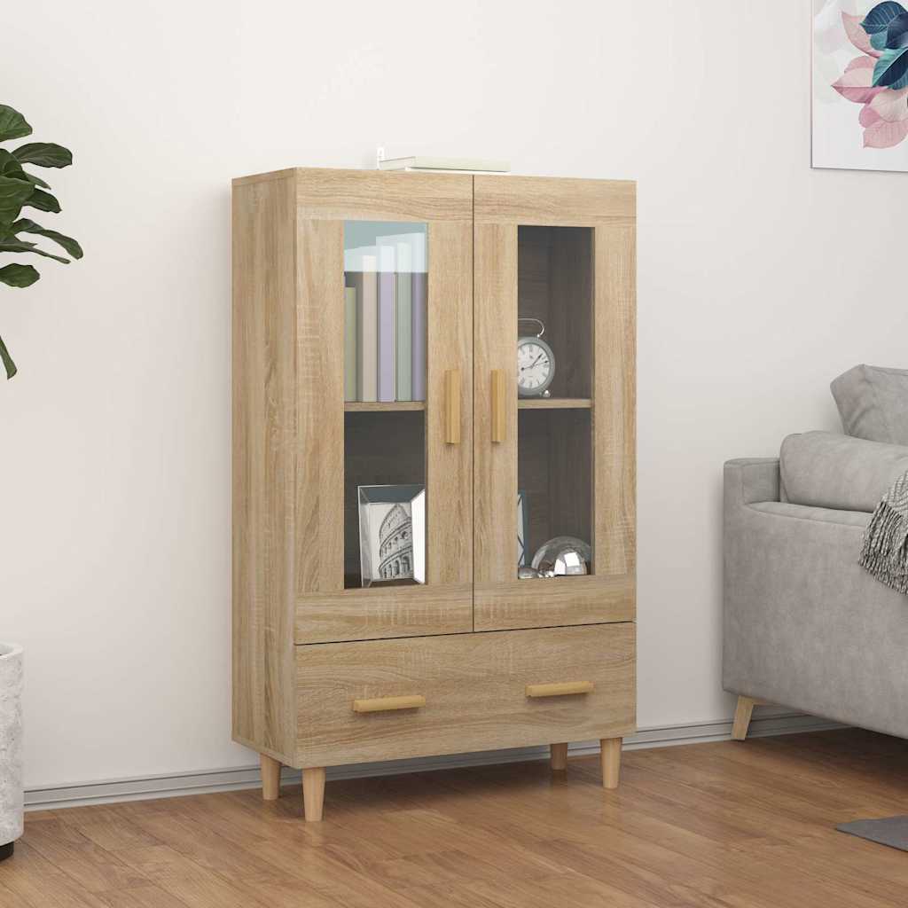Highboard Sonoma Oak 70x31x115 cm Engineered Wood