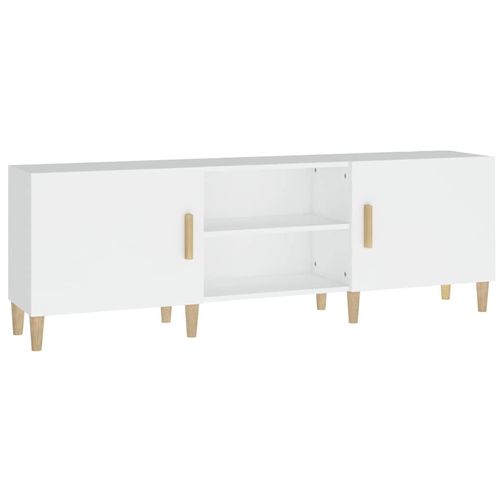 812618 vidaXL TV Cabinet White 150x30x50 cm Engineered Wood