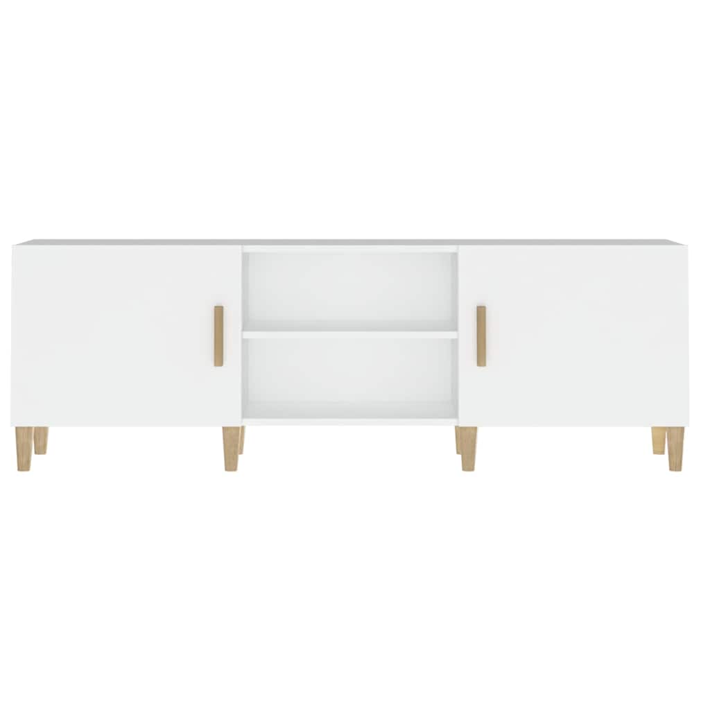 812618 vidaXL TV Cabinet White 150x30x50 cm Engineered Wood