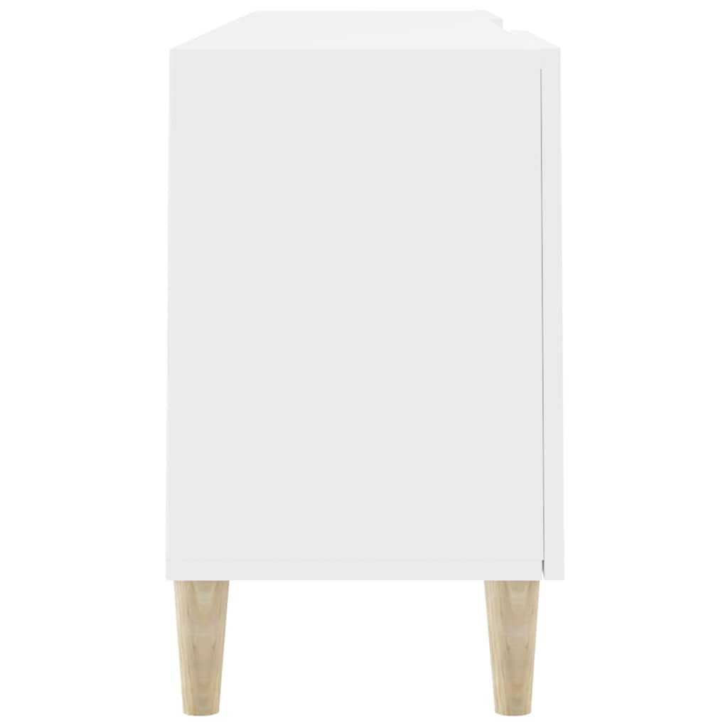 812618 vidaXL TV Cabinet White 150x30x50 cm Engineered Wood
