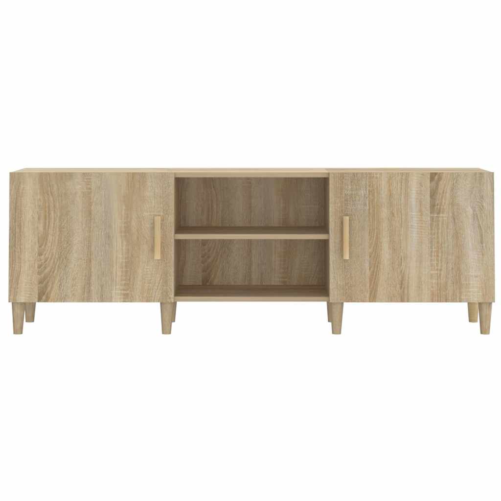 812621 vidaXL TV Cabinet Sonoma Oak 150x30x50 cm Engineered Wood
