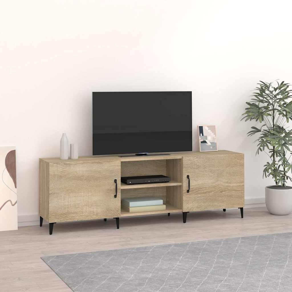 TV Cabinet Sonoma Oak 150x30x50 cm Engineered Wood
