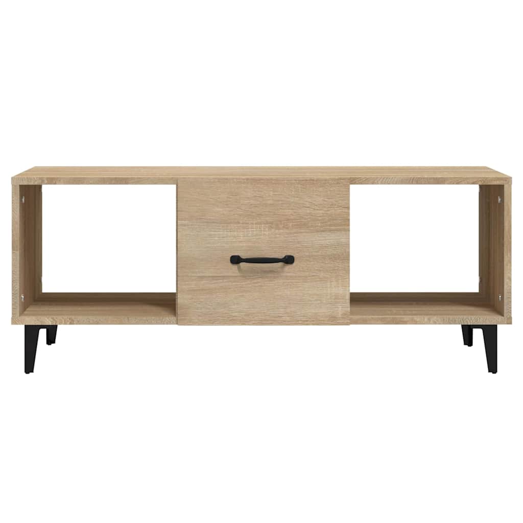 Coffee Table Sonoma Oak 102x50x40 cm Engineered Wood