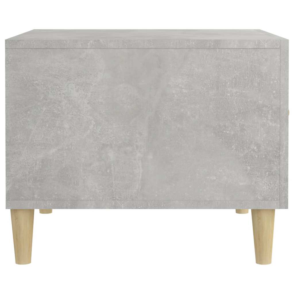 812716 vidaXL Coffee Table Concrete Grey 50x50x40 cm Engineered Wood