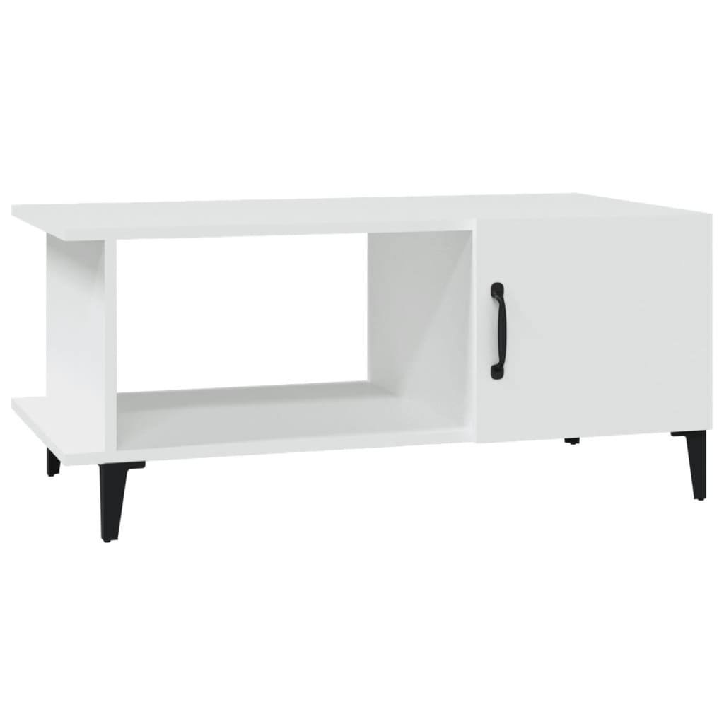 vidaXL Coffee Table White 90x50x40 cm Engineered Wood