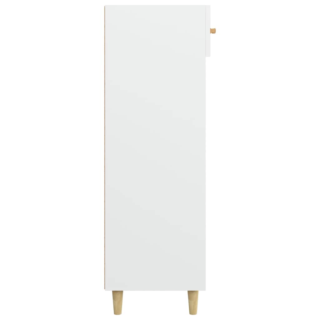 812780 vidaXL Shoe Cabinet White 60x35x105 cm Engineered Wood