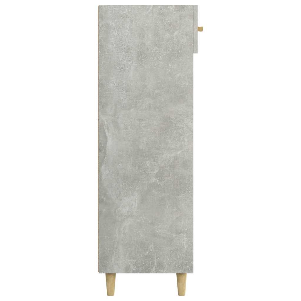 812784 vidaXL Shoe Cabinet Concrete Grey 60x35x105 cm Engineered Wood