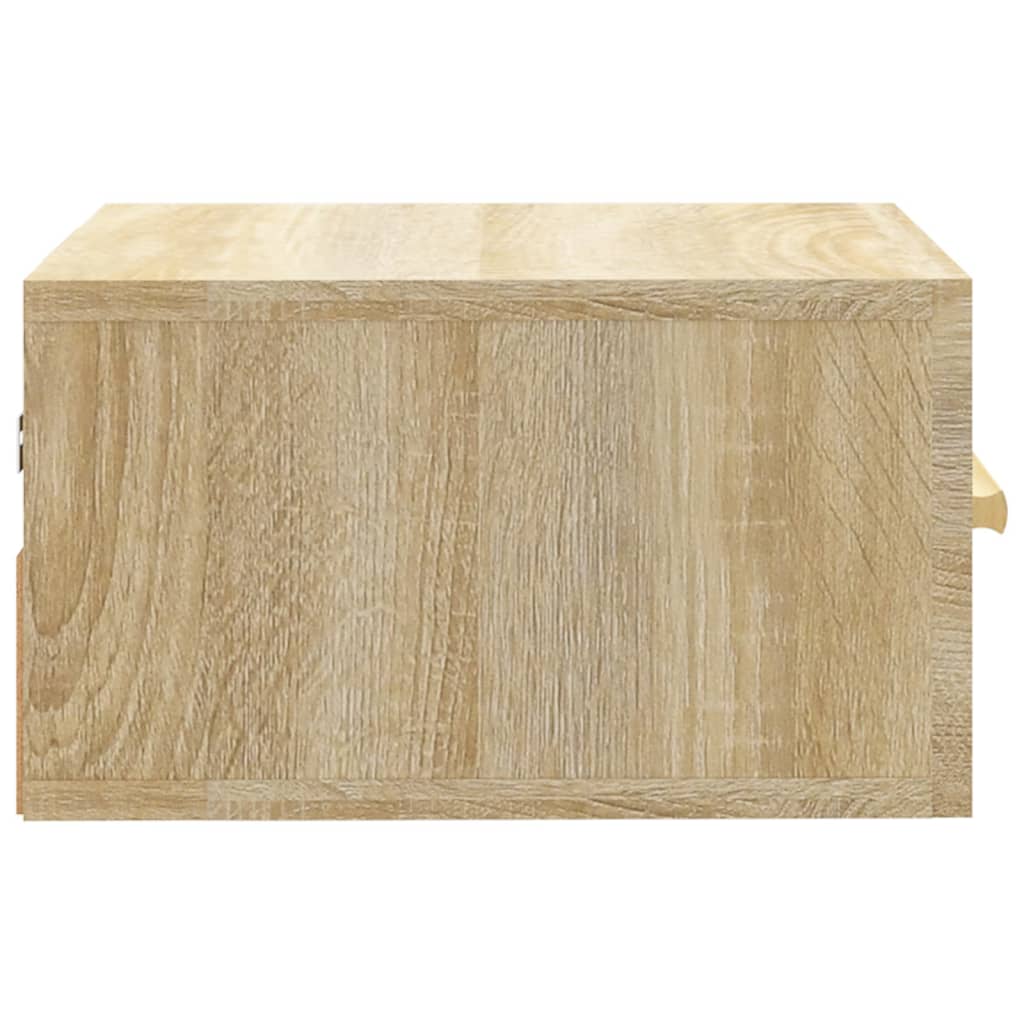 Wall-mounted Bedside Cabinets 2 pcs Sonoma Oak 35x35x20 cm