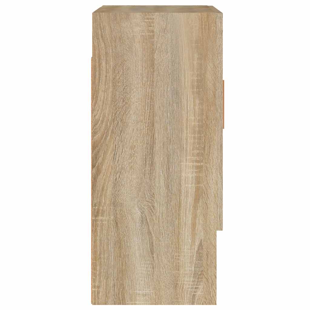 812873 vidaXL Wall Cabinet Sonoma Oak 60x31x70 cm Engineered Wood