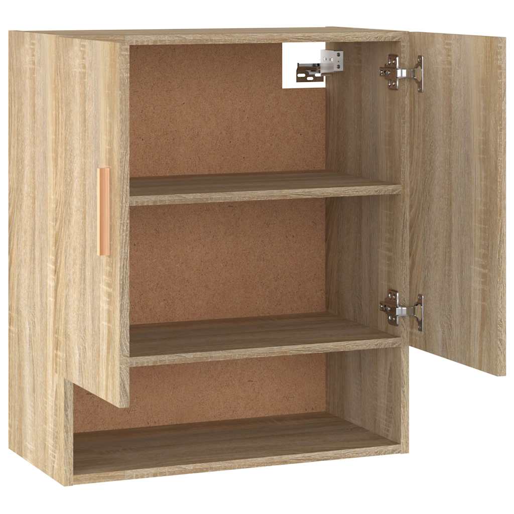 812873 vidaXL Wall Cabinet Sonoma Oak 60x31x70 cm Engineered Wood