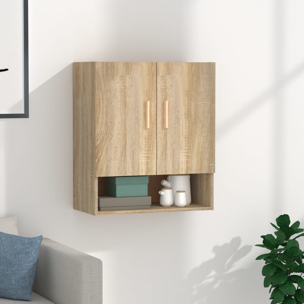 Wall Cabinet Sonoma Oak 60x31x70 cm Engineered Wood