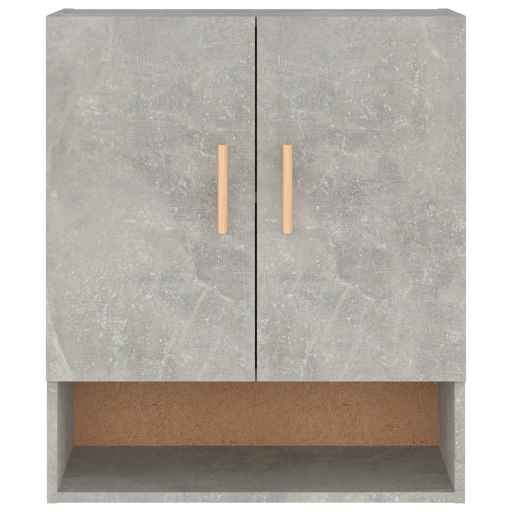 812874 vidaXL Wall Cabinet Concrete Grey 60x31x70 cm Engineered Wood