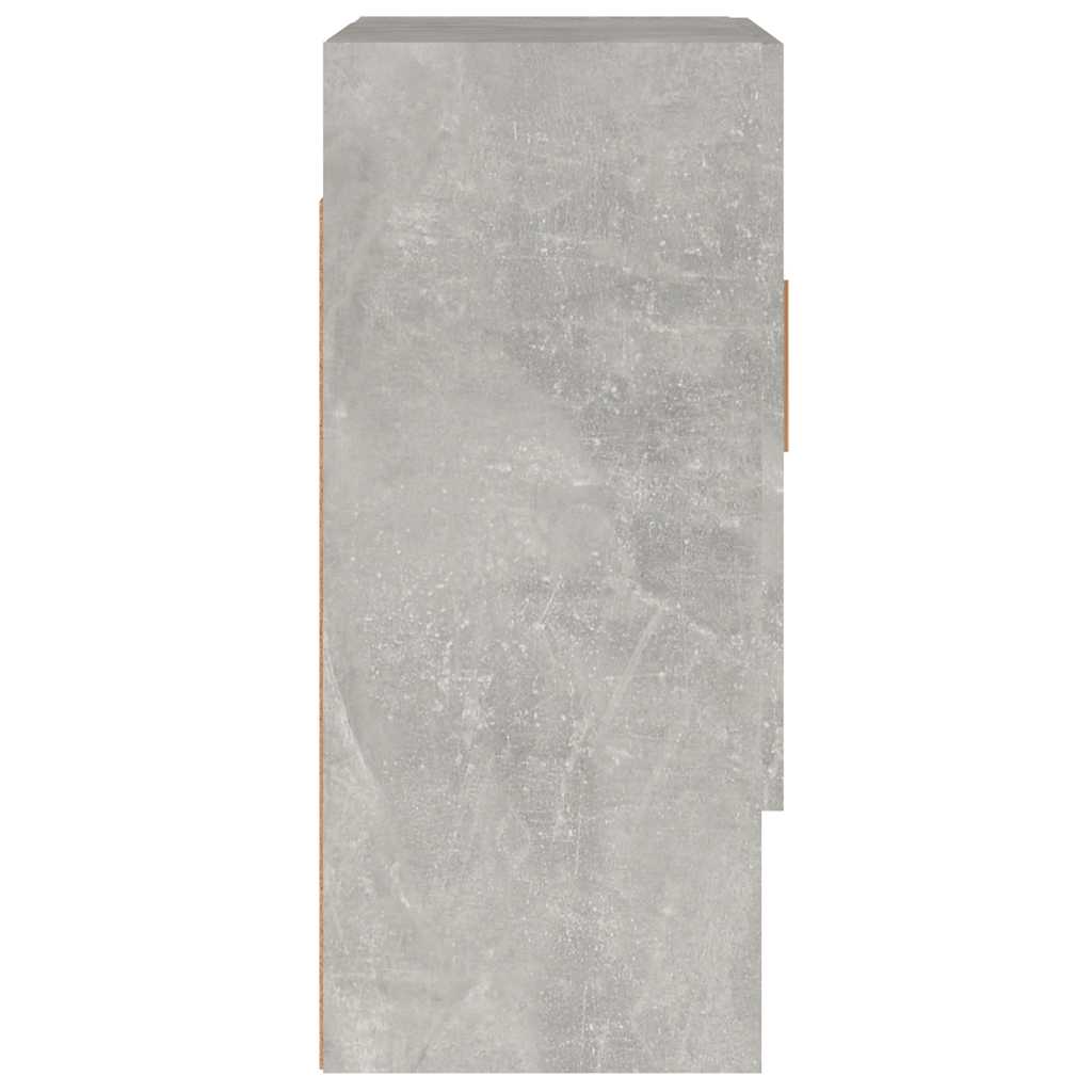 812874 vidaXL Wall Cabinet Concrete Grey 60x31x70 cm Engineered Wood
