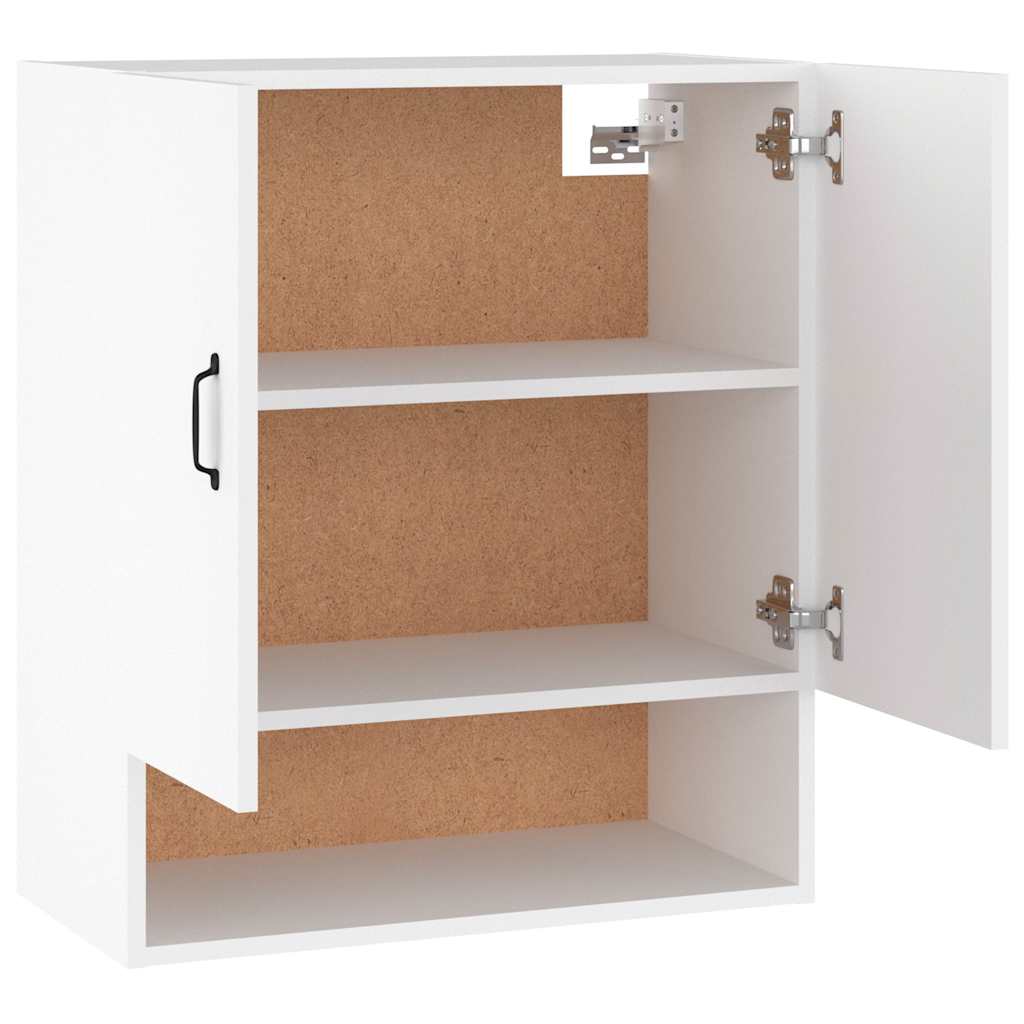 812879 vidaXL Wall Cabinet White 60x31x70 cm Engineered Wood