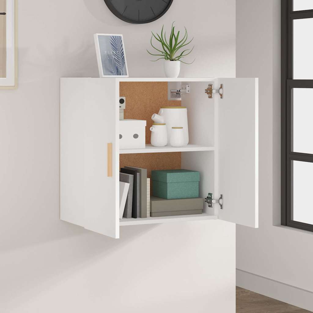 812888 vidaXL Wall Cabinet White 60x30x60 cm Engineered Wood