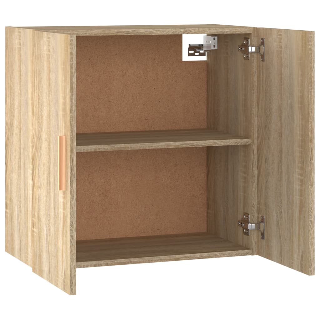 vidaXL Wall Cabinet Sonoma Oak 60x30x60 cm Engineered Wood