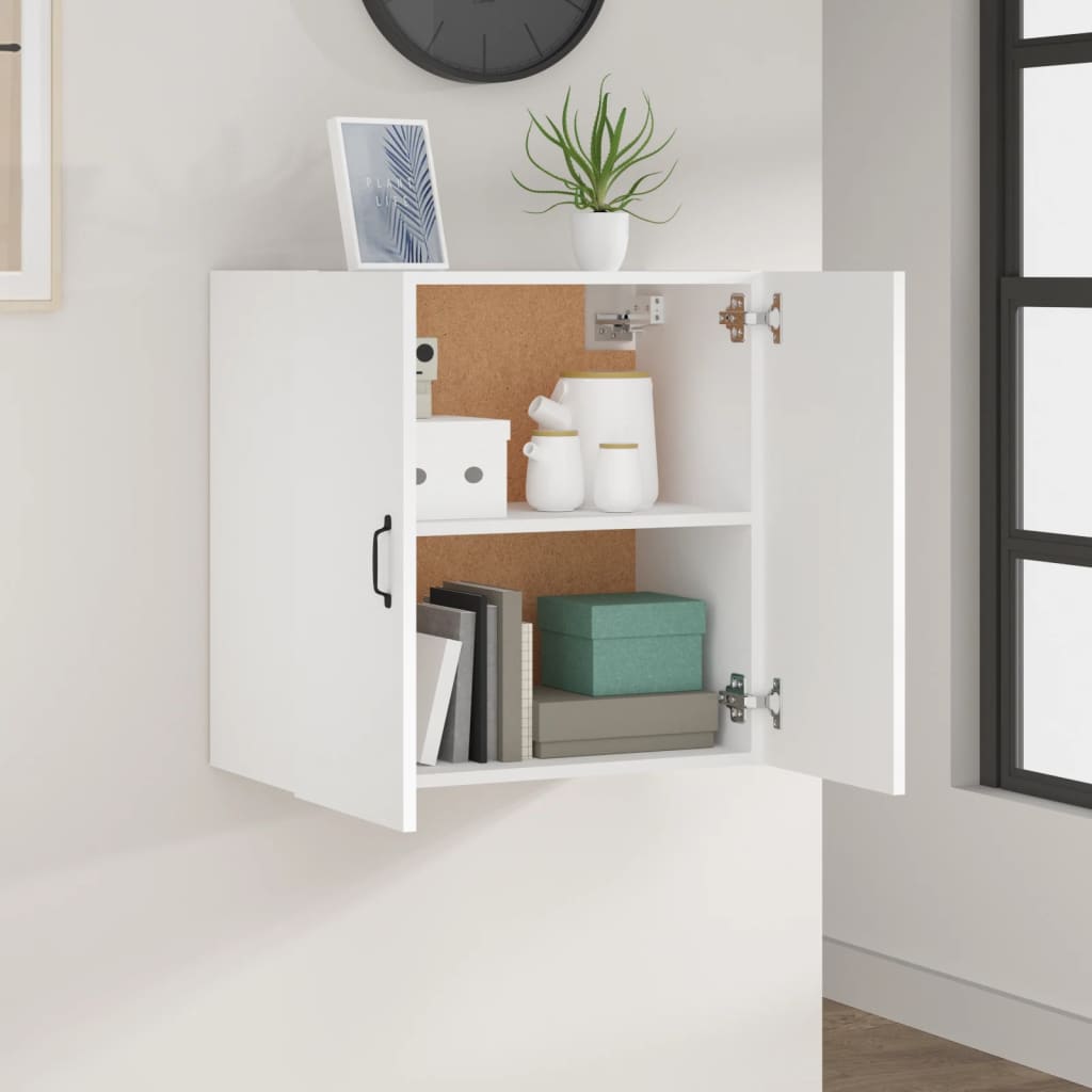 Floating Cabinet | White | Engineered Wood | 60x31x60 cm