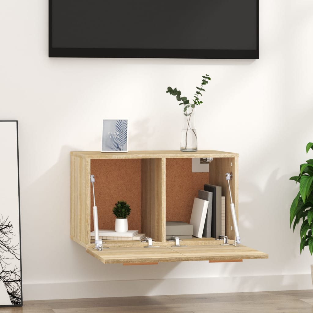 Wall Cabinet Sonoma Oak 60x36.5x35 cm Engineered Wood