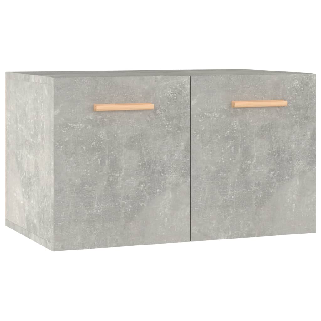 Wall Cabinet Concrete Grey 60x36.5x35 cm Engineered Wood