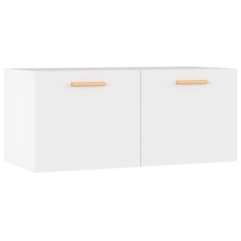 Wall Cabinet White 80x35x36,5 cm Engineered Wood